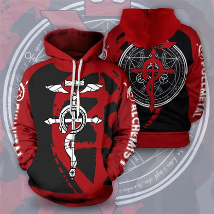 TAKARA TOMY Fullmetal Alchemist Edward Elric Cosplay Hoodie