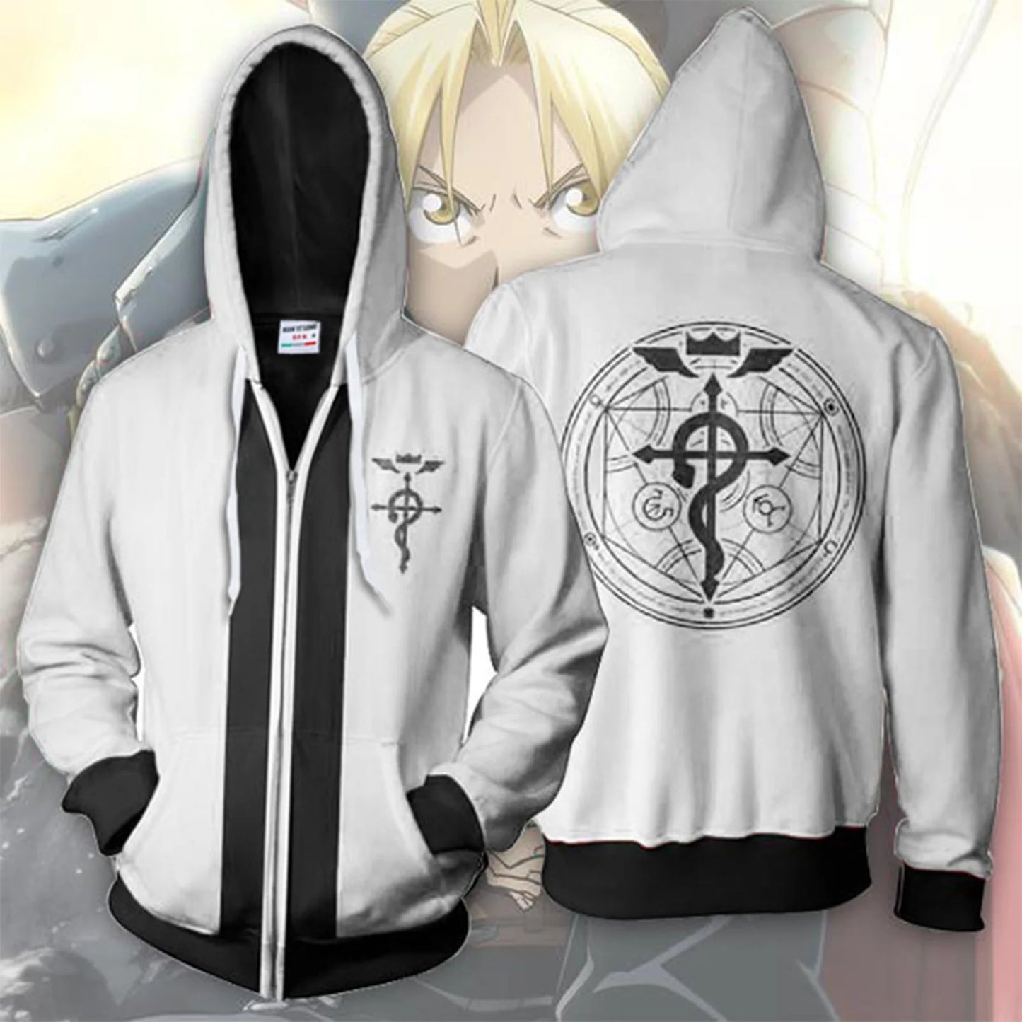 TAKARA TOMY Fullmetal Alchemist Edward Elric Cosplay Hoodie