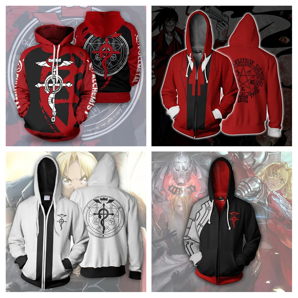 TAKARA TOMY Fullmetal Alchemist Edward Elric Cosplay Hoodie