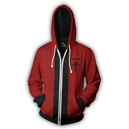 TAKARA TOMY Fullmetal Alchemist Edward Elric Cosplay Hoodie